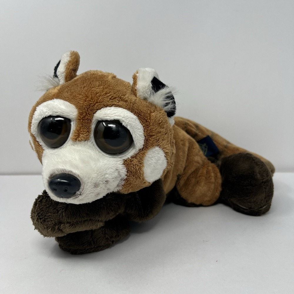 Petting Zoo Red Fox Plush Stuffed Animal 12" Big Eyes Soft Toy Wildlife Gift